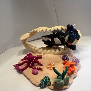 Curious scuba diving cow